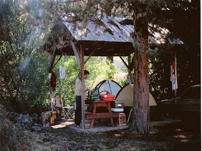 One of many Bidwell camping sites