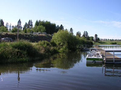 Great bass fishing from the pier or a boat on  Klammath Lake