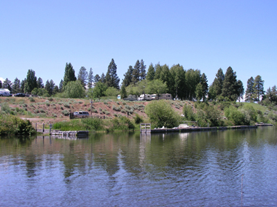 Another great bas fishing spot across Klammath Lake