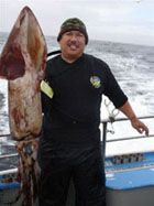 Wilderness Unlimited member humboldt squid success.